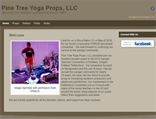 Tablet Screenshot of pinetreeyoga.com